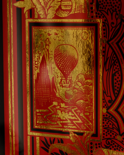 Voyages Extraordinaire Poster Red
