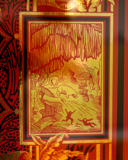 Voyages Extraordinaire Poster Red