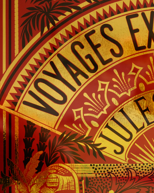 Voyages Extraordinaire Poster Red