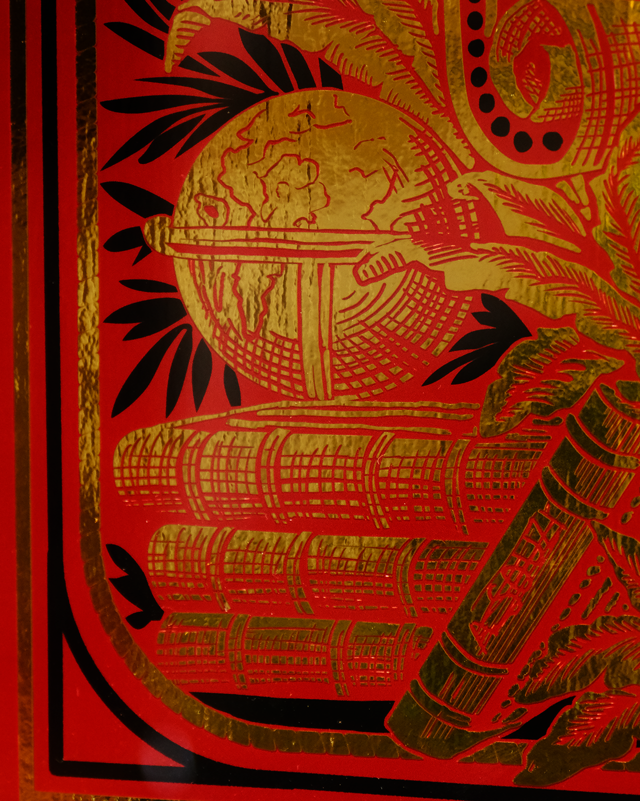 Voyages Extraordinaire Poster Red