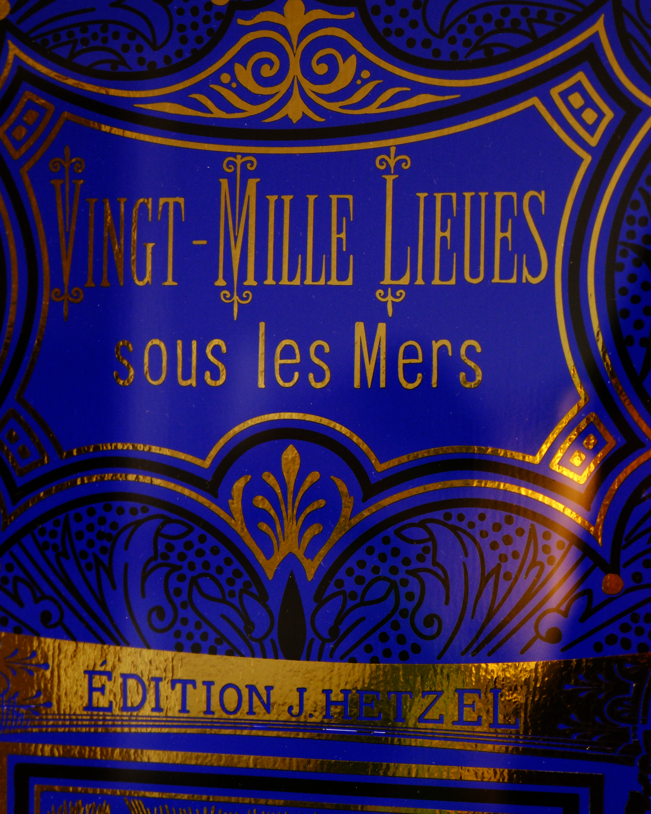 Voyages Extraordinaire Poster Blue