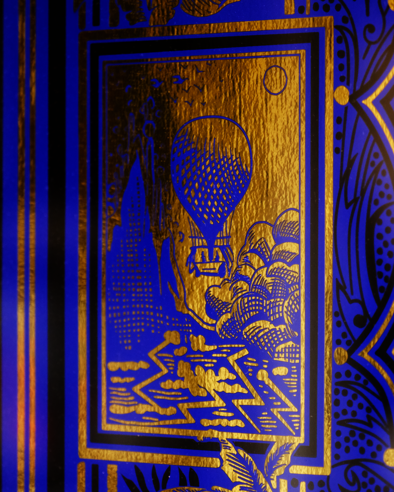 Voyages Extraordinaire Poster Blue