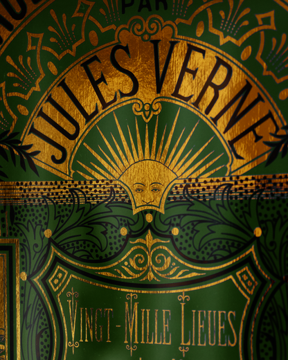Voyages Extraordinaire Poster Green