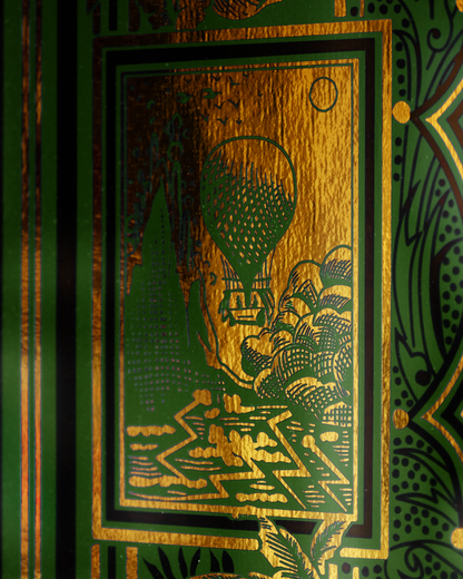 Voyages Extraordinaire Poster Green