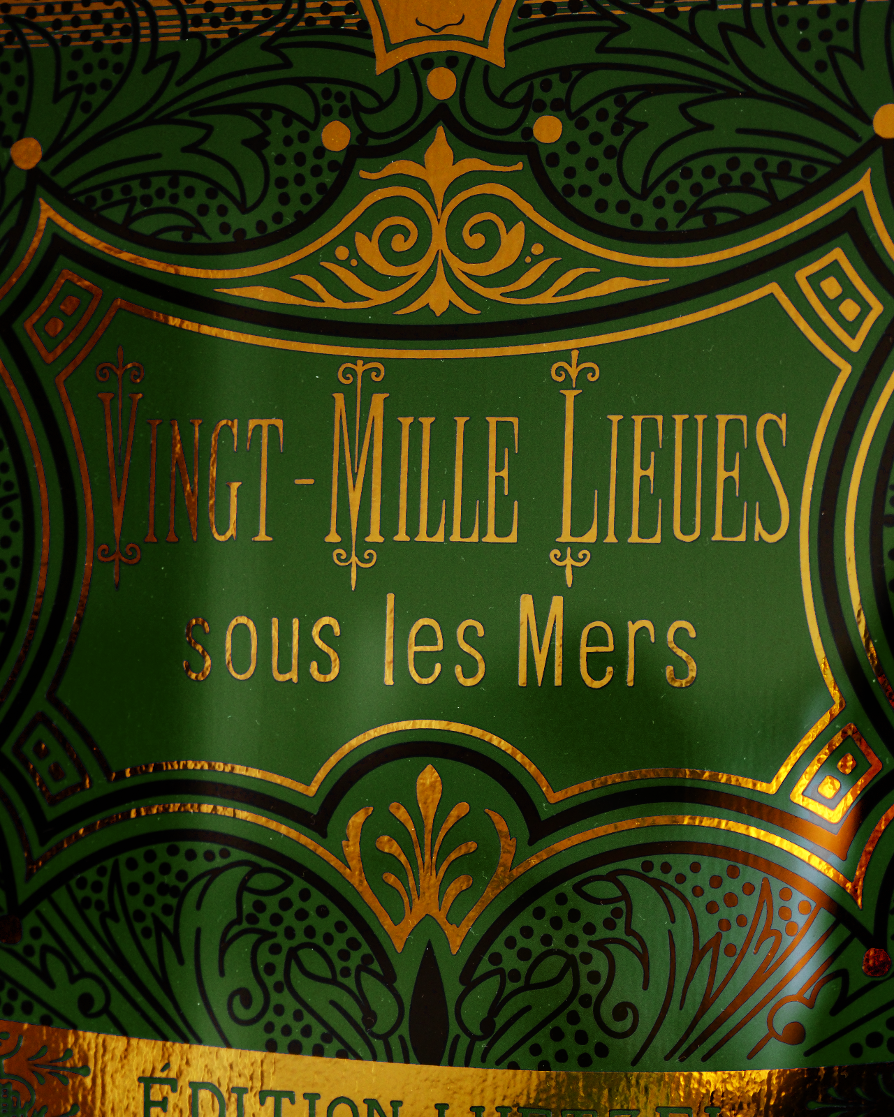 Voyages Extraordinaire Poster Green