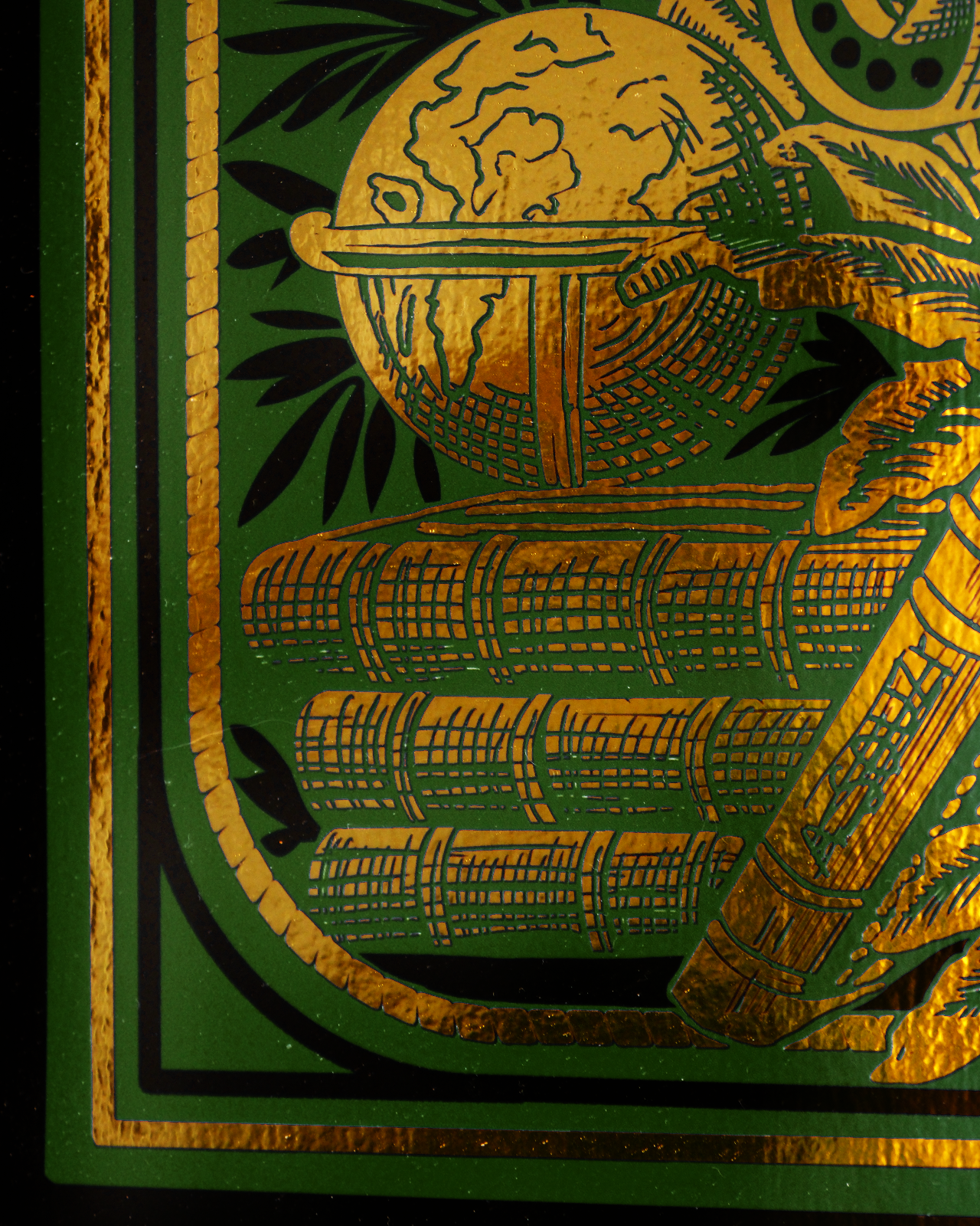 Voyages Extraordinaire Poster Green