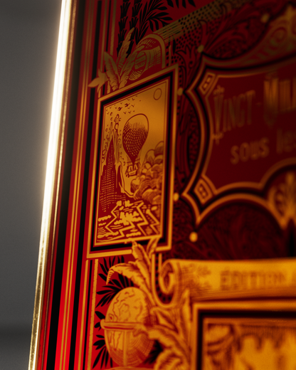 Voyages Extraordinaire Poster Red