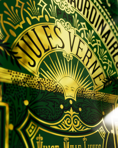 Voyages Extraordinaire Poster Green