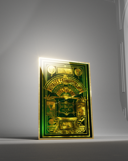 Voyages Extraordinaire Poster Green