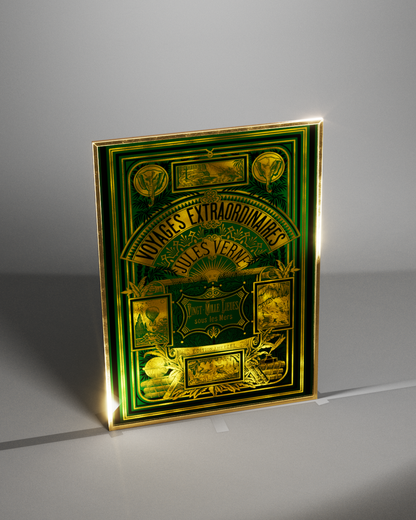 Voyages Extraordinaire Poster Green