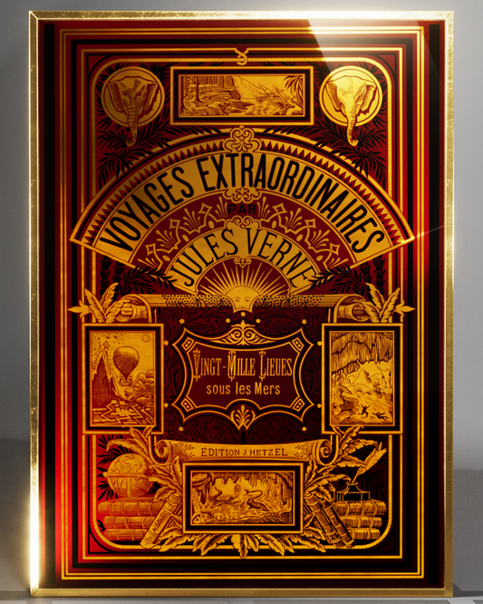 Voyages Extraordinaire Poster Red