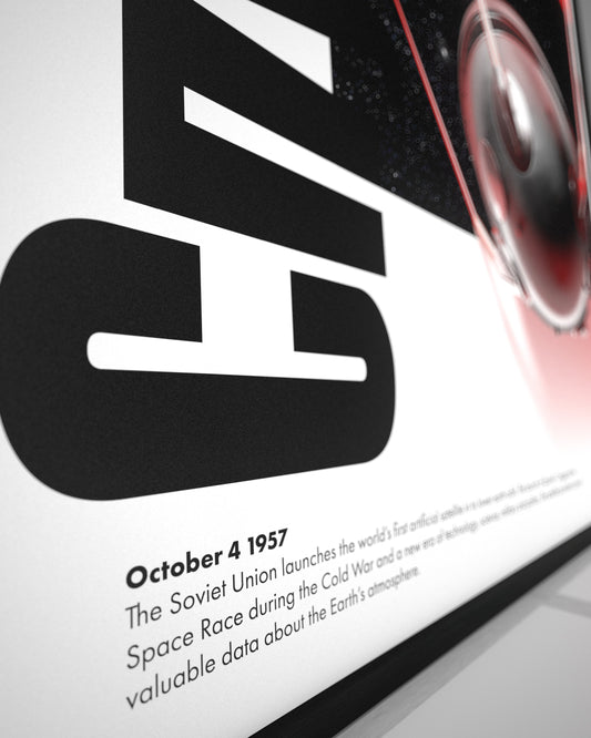 Soviet Sputnik-1 Poster