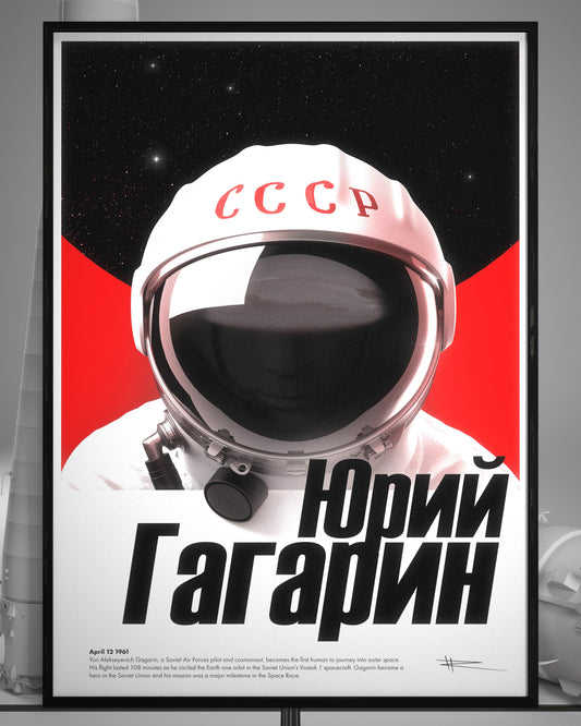 Soviet Yuri Gagarin Poster