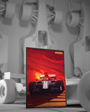 Kimi Räikkönen Alfa Romeo Racing 2019 Formula 1 Poster